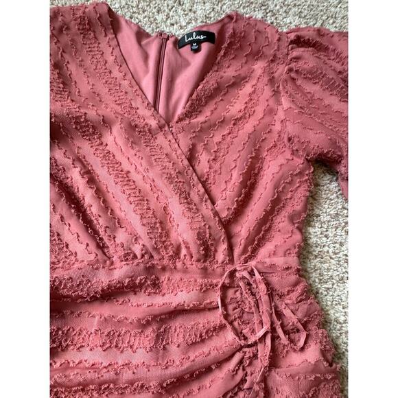 LULU's "Cherish the moment" Dress, size Medium, Rusty Rose - Picture 5 of 14